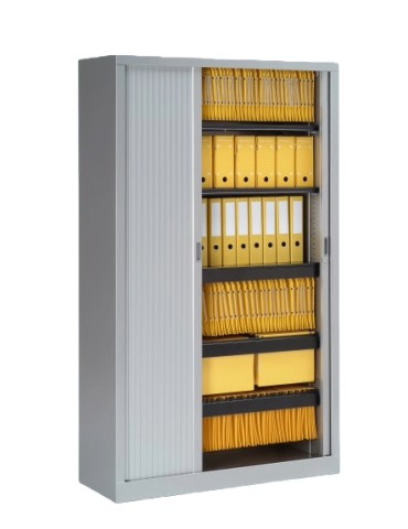 Armoire Haute - Neuf -  MONOCLASS 120 - Blanc ou Antracite ou Gris clair ou Gris alu - L 120 x H 198 cm