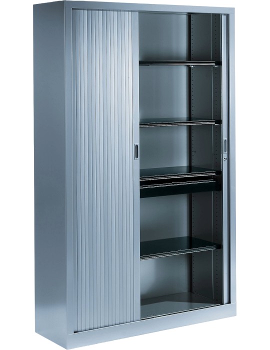 Armoire Haute - Neuf -  MONOCLASS 120 - Blanc ou Antracite ou Gris clair ou Gris alu - L 120 x H 198 cm