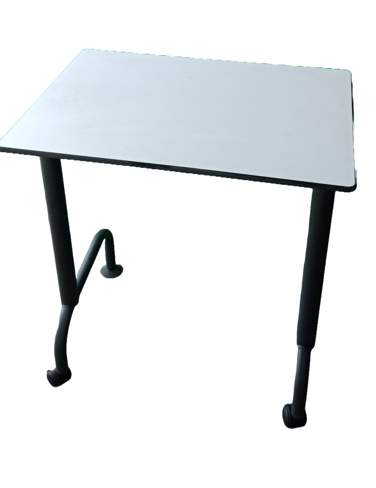 Table scolaire sur roulette 4 pieds - T6