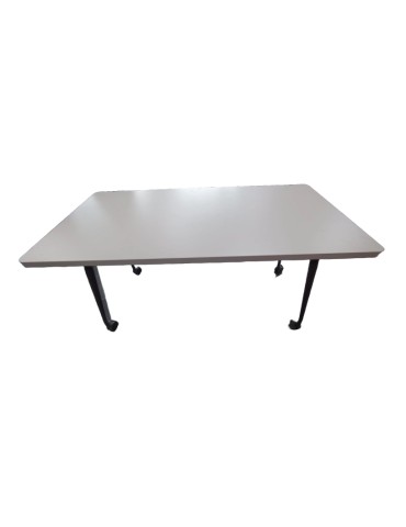 Table restauration - Gris marbré / Ardoise -  L 160 x P 80 cm
