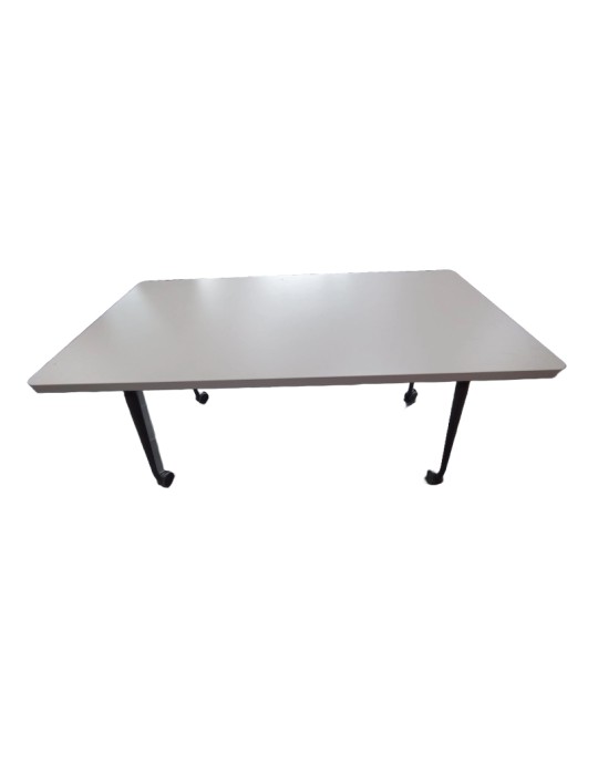 Table restauration - Gris marbré / Ardoise -  L 160 x P 80 cm