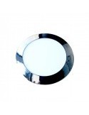 Plafonnier LED Chrome Ø 225 ROND 18 Watt 4000°K - Fin de série - Ni repris Ni échangé 