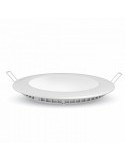 Plafonnier LED BLANC Ø 225 ROND 18 Watt 3000°K - Fin de série - Ni repris Ni échangé  