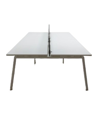 Double bureau pied en bois - 2Mmobilier