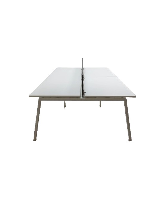 Double bureau pied en bois - 2Mmobilier