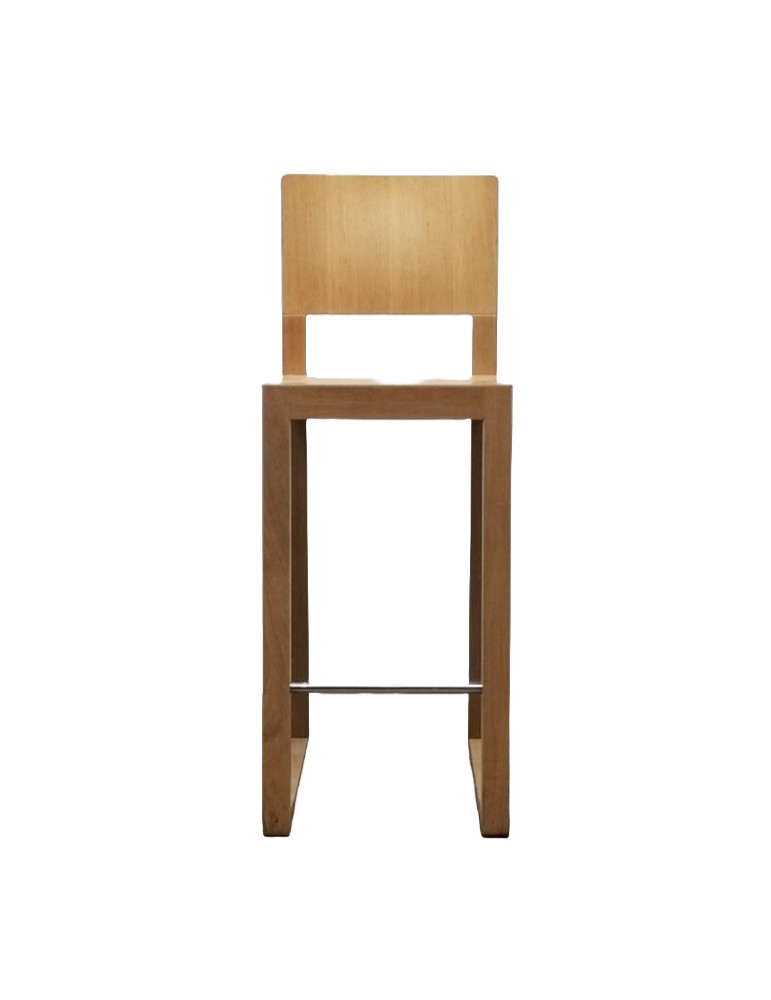 Tabouret haut en bois - 2Mmobilier