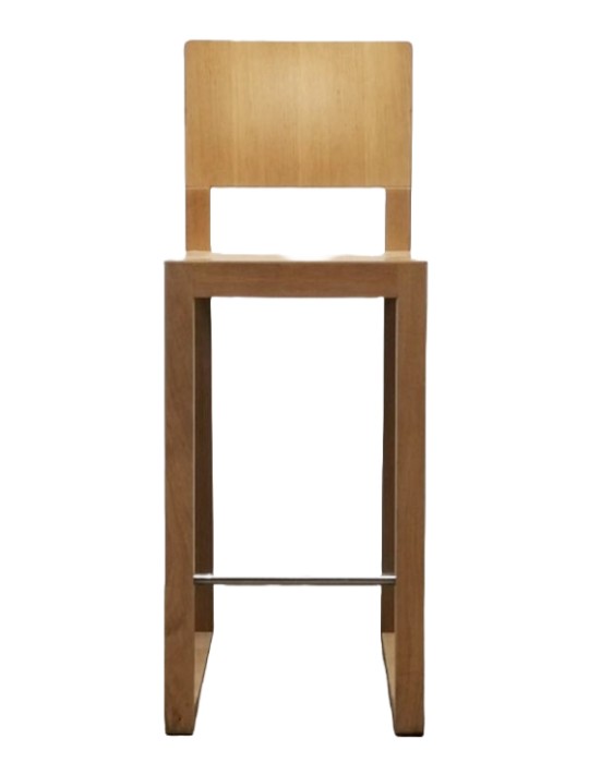 Tabouret haut en bois - 2Mmobilier