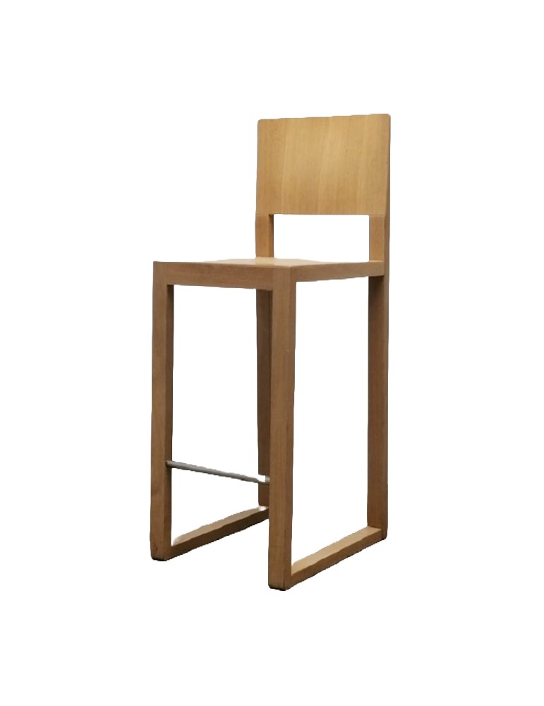 Tabouret haut en bois - 2Mmobilier