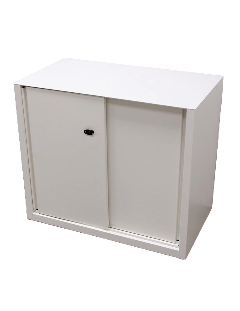 Armoire basse avec portes coulissantes - 2Mmobilier
