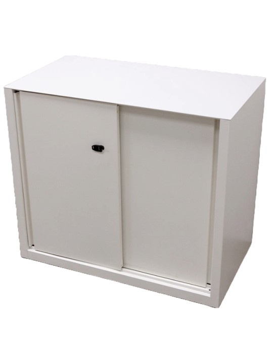 Armoire basse avec portes coulissantes - 2Mmobilier