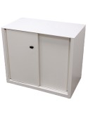 Armoire basse avec portes coulissantes - 2Mmobilier