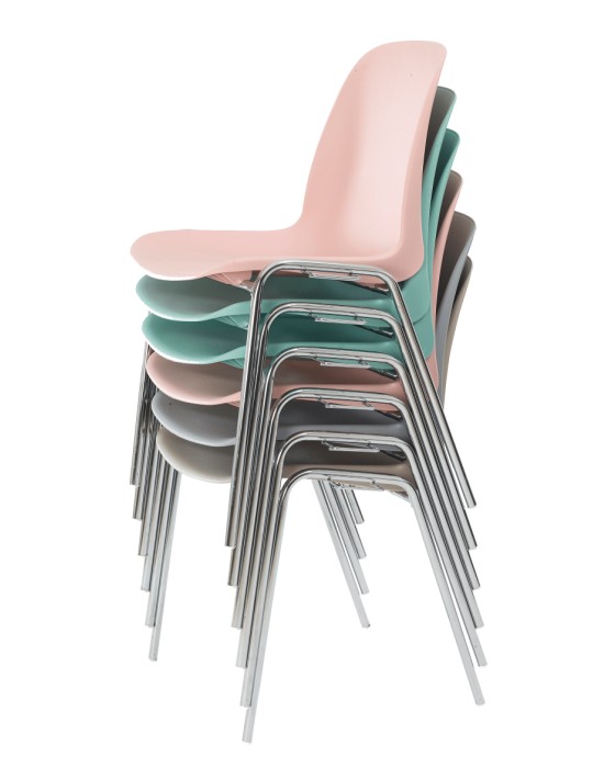 Chaise coque éco multi-usages - 8 coloris au choix