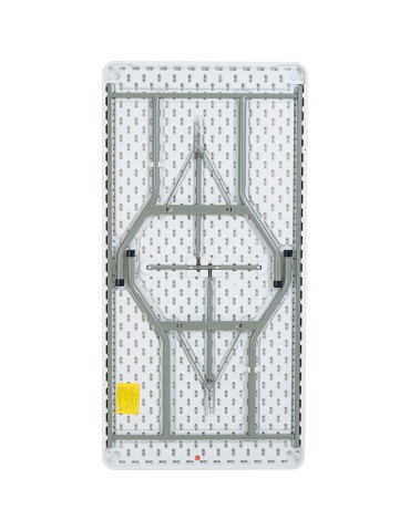 Table pliante multi usage - Blanc / Gris - L 183 x P 75 cm 2