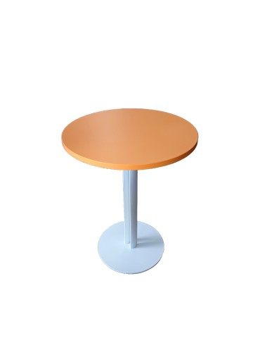 Table restauration - Orange / Blanc - L 60 x H 75  cm
