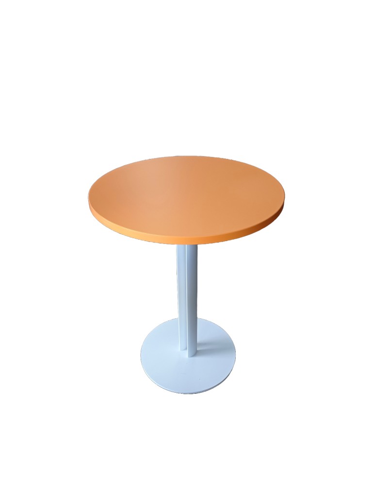 Table restauration - Orange / Blanc - L 60 x H 75  cm