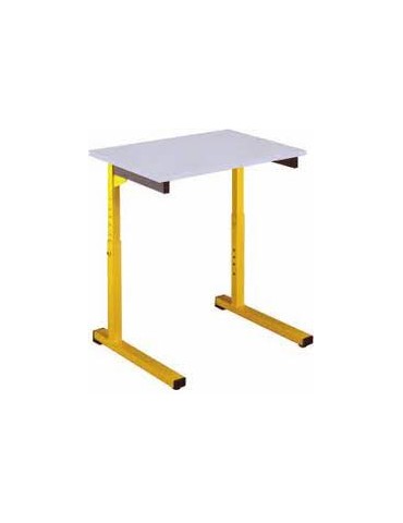 Table scolaire S2 - Neuf - Monoplace - Réglable - Taille 3 – 6