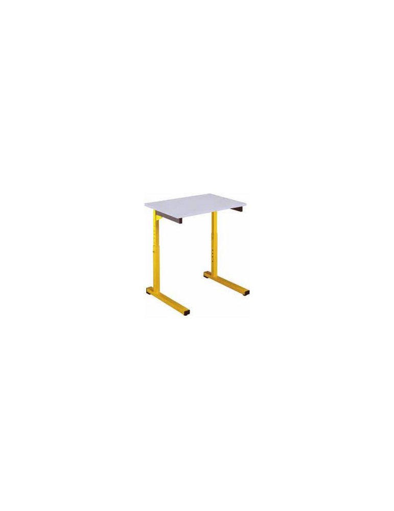 Table scolaire S2 - Neuf - Monoplace - Réglable - Taille 3 – 6