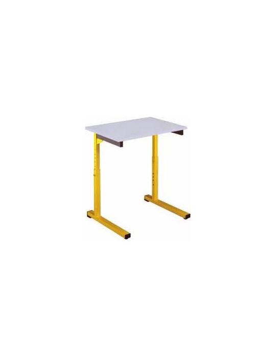 Table scolaire S2 - Neuf - Monoplace - Réglable - Taille 3 – 6
