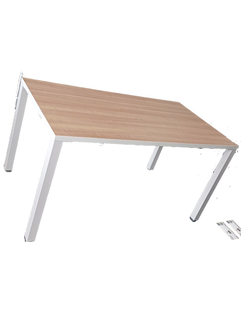 Table - Hêtre  / Gris  L 140 x P 80 cm
