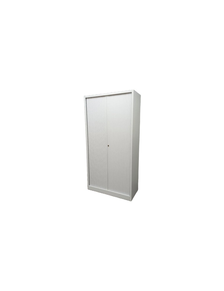 Armoire Haute - Reconditionné - Blanc / Blanc - L 100 x H 195 cm