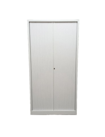 Armoire Haute - Reconditionné - Blanc / Blanc - L 100 x H 195 cm 2