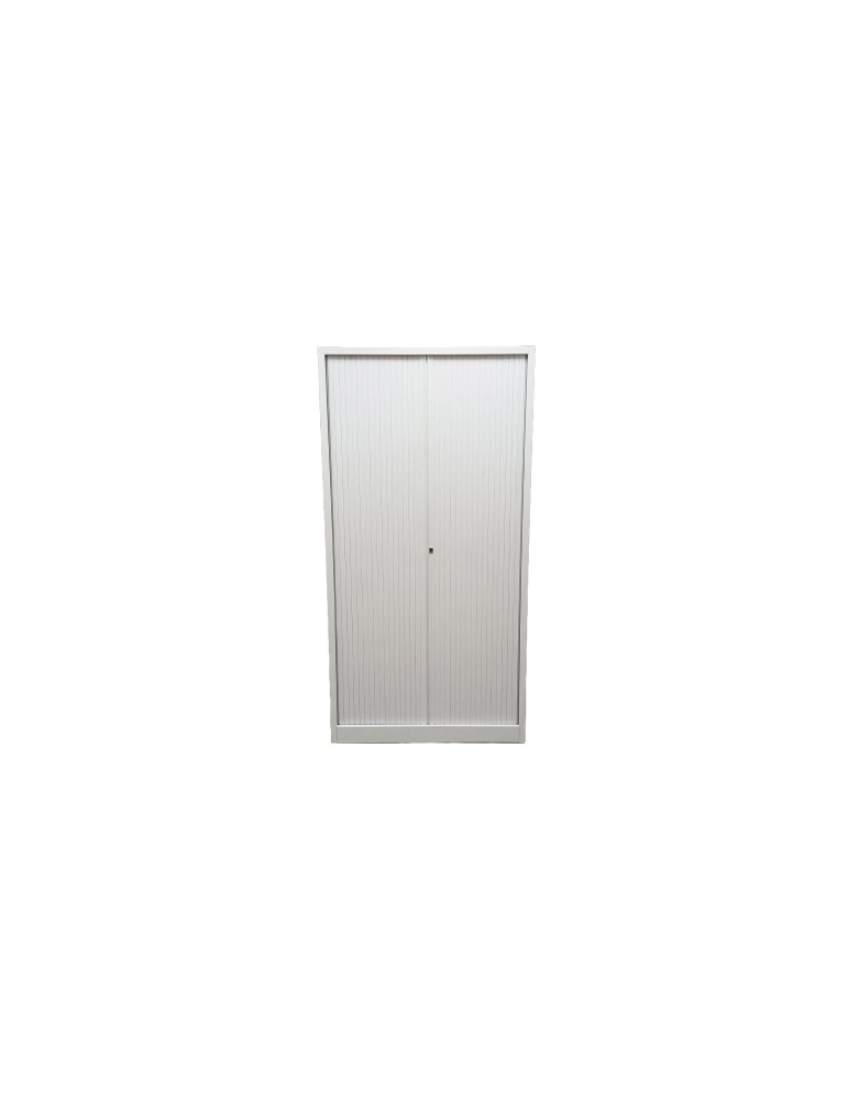 Armoire Haute - Reconditionné - Blanc / Blanc - L 100 x H 195 cm