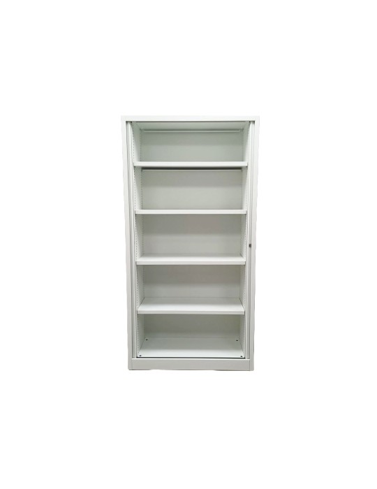 Armoire Haute - Reconditionné - Blanc / Blanc - L 100 x H 195 cm