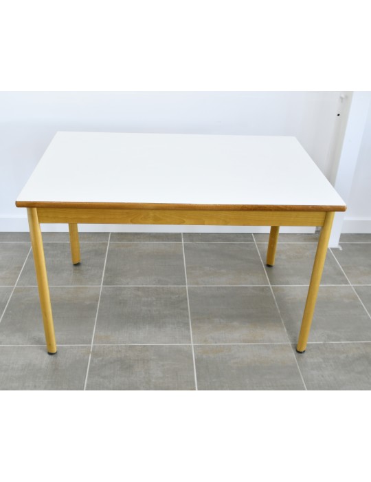 copy of Table écolier / scolaire-  2 assises Bois / métal - vintage