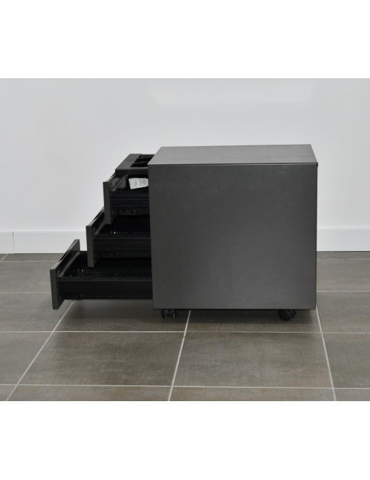 Caisson mobile 3 tiroirs mélaminé - 2Mmobilier