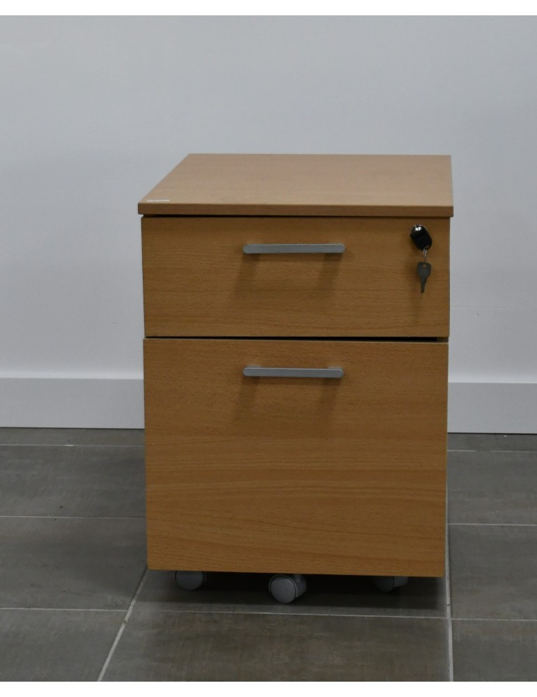 Caisson mobile 3 tiroirs mélaminé - 2Mmobilier