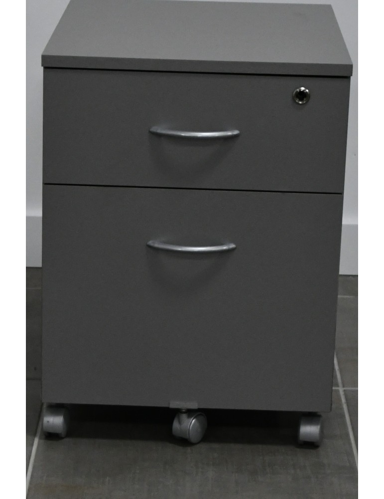 copy of Caisson mobile métal - Gris alu / Gris alu - L 42 x P 54 x H 56,50