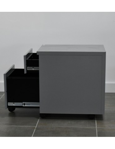 copy of Caisson mobile métal - Gris alu / Gris alu - L 42 x P 54 x H 56,50 2