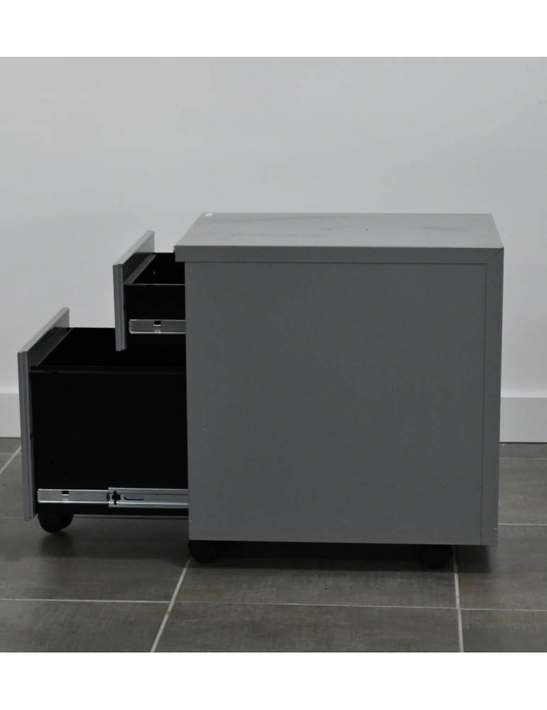 copy of Caisson mobile métal - Gris alu / Gris alu - L 42 x P 54 x H 56,50