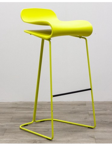 Tabouret original jaune - 2Mmobilier