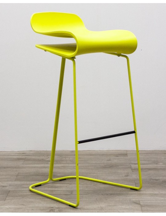 Tabouret original jaune - 2Mmobilier
