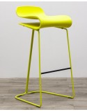Tabouret original jaune - 2Mmobilier