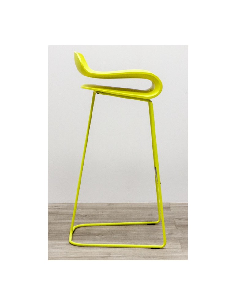 Tabouret original jaune - 2Mmobilier