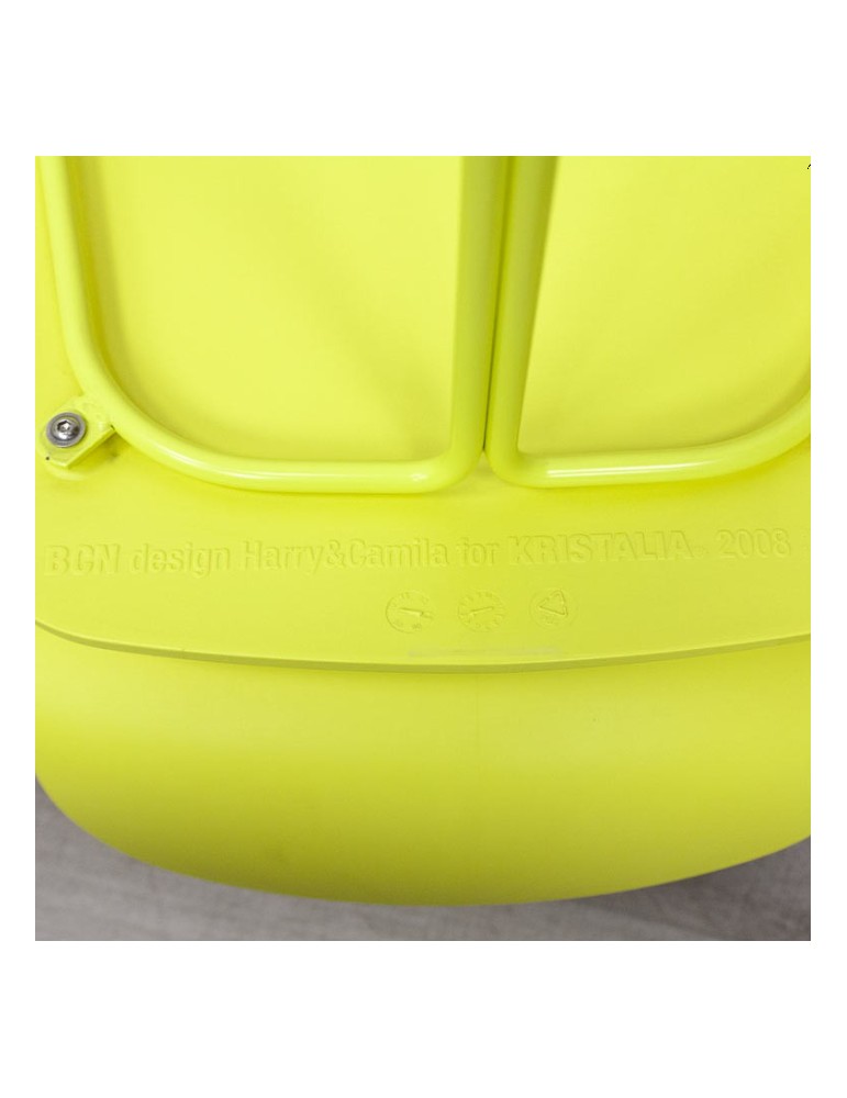 Tabouret original jaune - 2Mmobilier