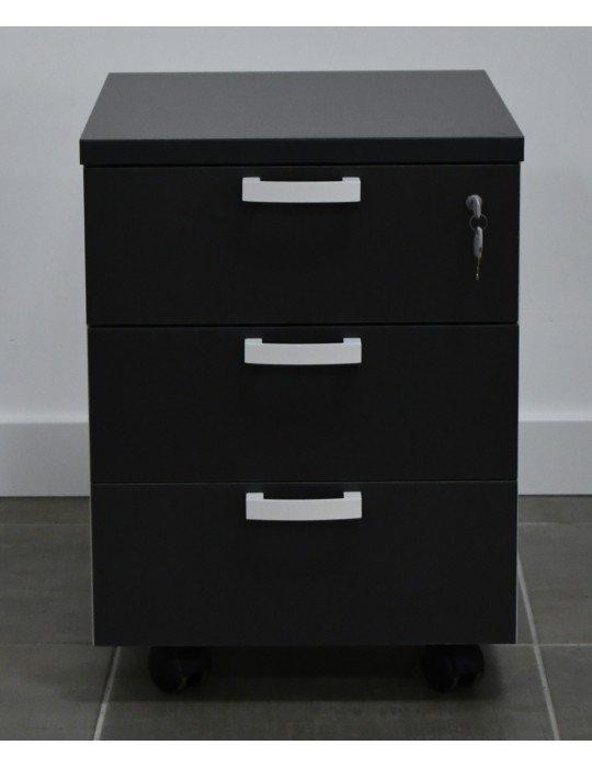 copy of Caisson mobile métal - Blanc / Blanc - L 42 x H 50 x P 56 - 3 tiroirs