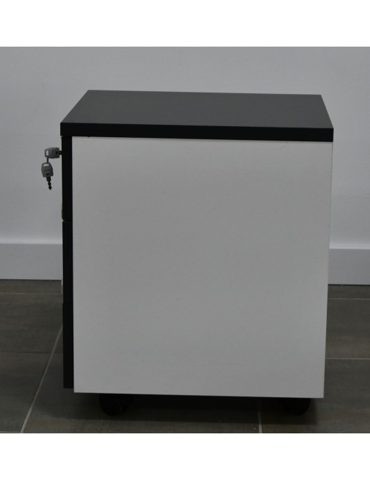 copy of Caisson mobile métal - Blanc / Blanc - L 42 x H 50 x P 56 - 3 tiroirs