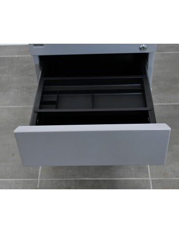 copy of Caisson mobile métal - Gris alu / Gris alu - L 42 x P 54 x H 56,50 2