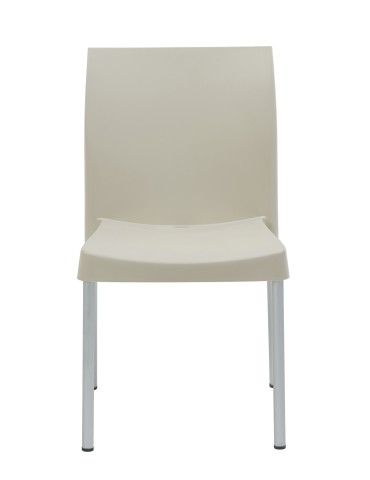 copy of Chaise visiteur - Fano - Dossier polypro Orange /  Assise  polypro Orange 2