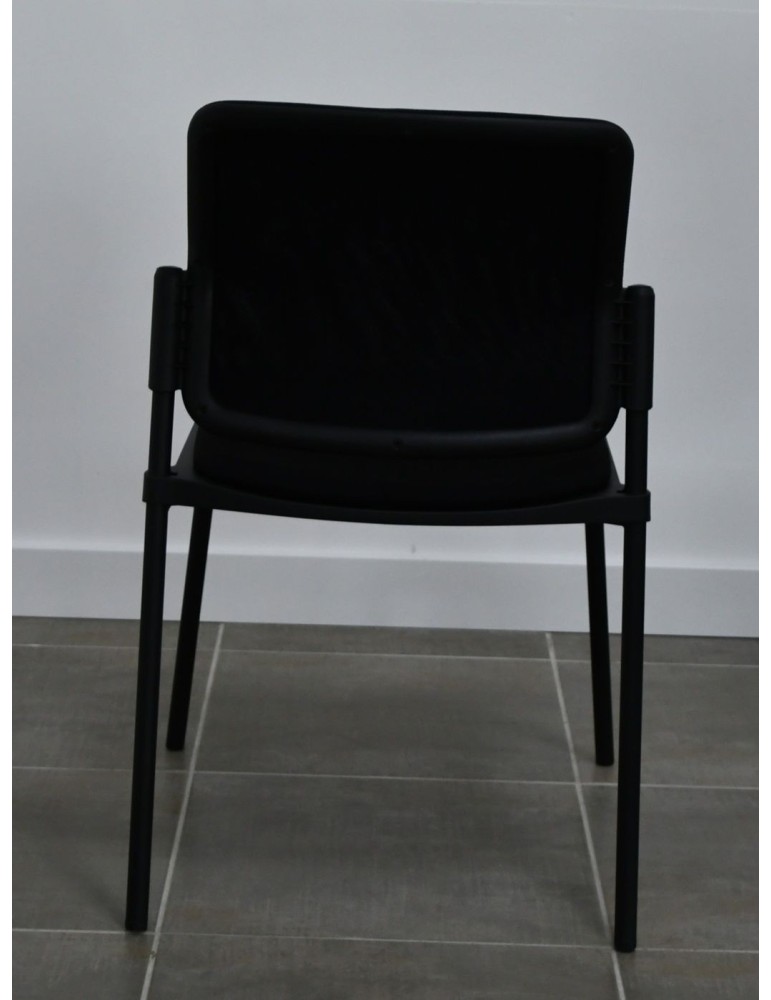 copy of Chaise visiteur Inyo Dossier résille / tissus couleur  Assise tissus couleur