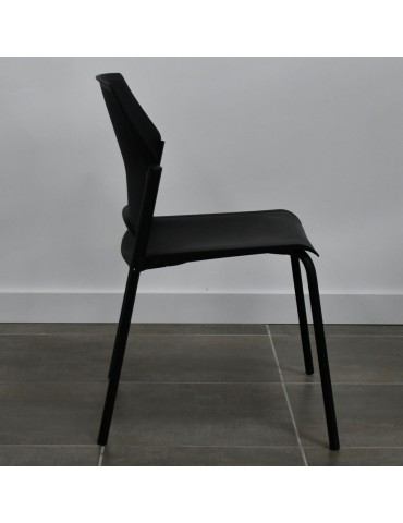 copy of Chaise visiteur Inyo Dossier résille / tissus couleur  Assise tissus couleur 2