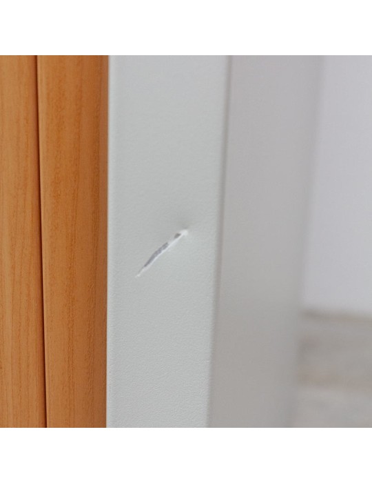 copy of Armoire Basse - Gris alu / Gris alu - L 120 x H 100 cm