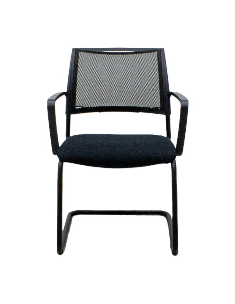 copy of Chaise visiteur - Steelcase - Dossier tissus Bleu / Assise tissus Bleu