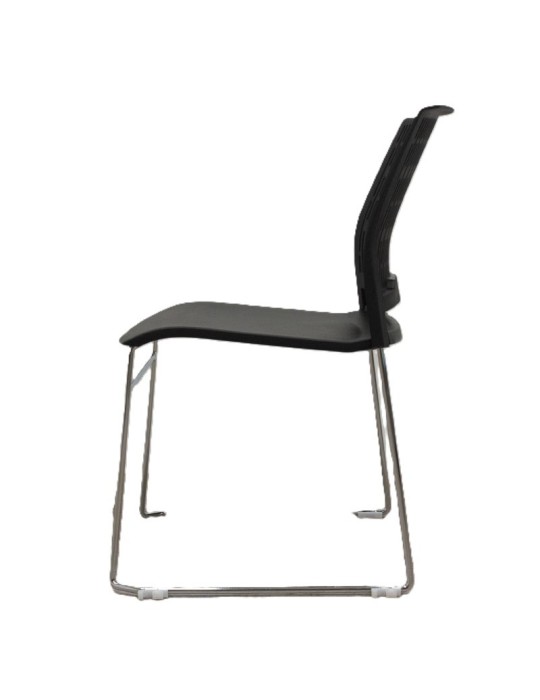 copy of Chaise visiteur - Steelcase - Dossier tissus Bleu / Assise tissus Bleu