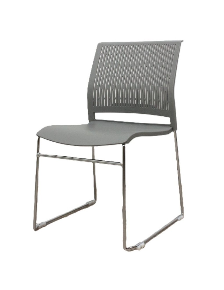 copy of Chaise visiteur - Steelcase - Dossier tissus Bleu / Assise tissus Bleu