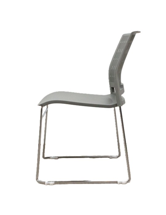 copy of Chaise visiteur - Steelcase - Dossier tissus Bleu / Assise tissus Bleu