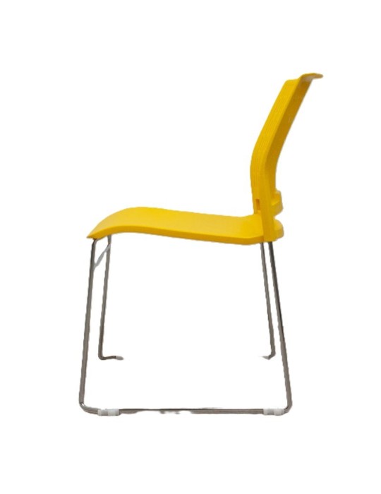 copy of Chaise visiteur - Steelcase - Dossier tissus Bleu / Assise tissus Bleu